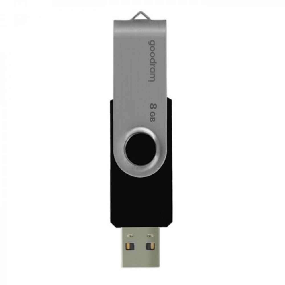 Флеш-накопичувач USB2.0  8GB Goodram UTS2 (Twister) Black (UTS2-0080K0R11)