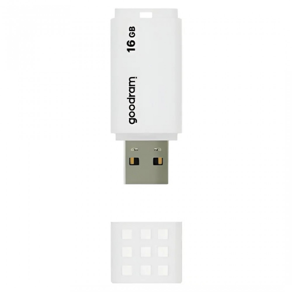 Флеш-накопичувач USB2.0 16GB Goodram UME2 White (UME2-0160W0R11)