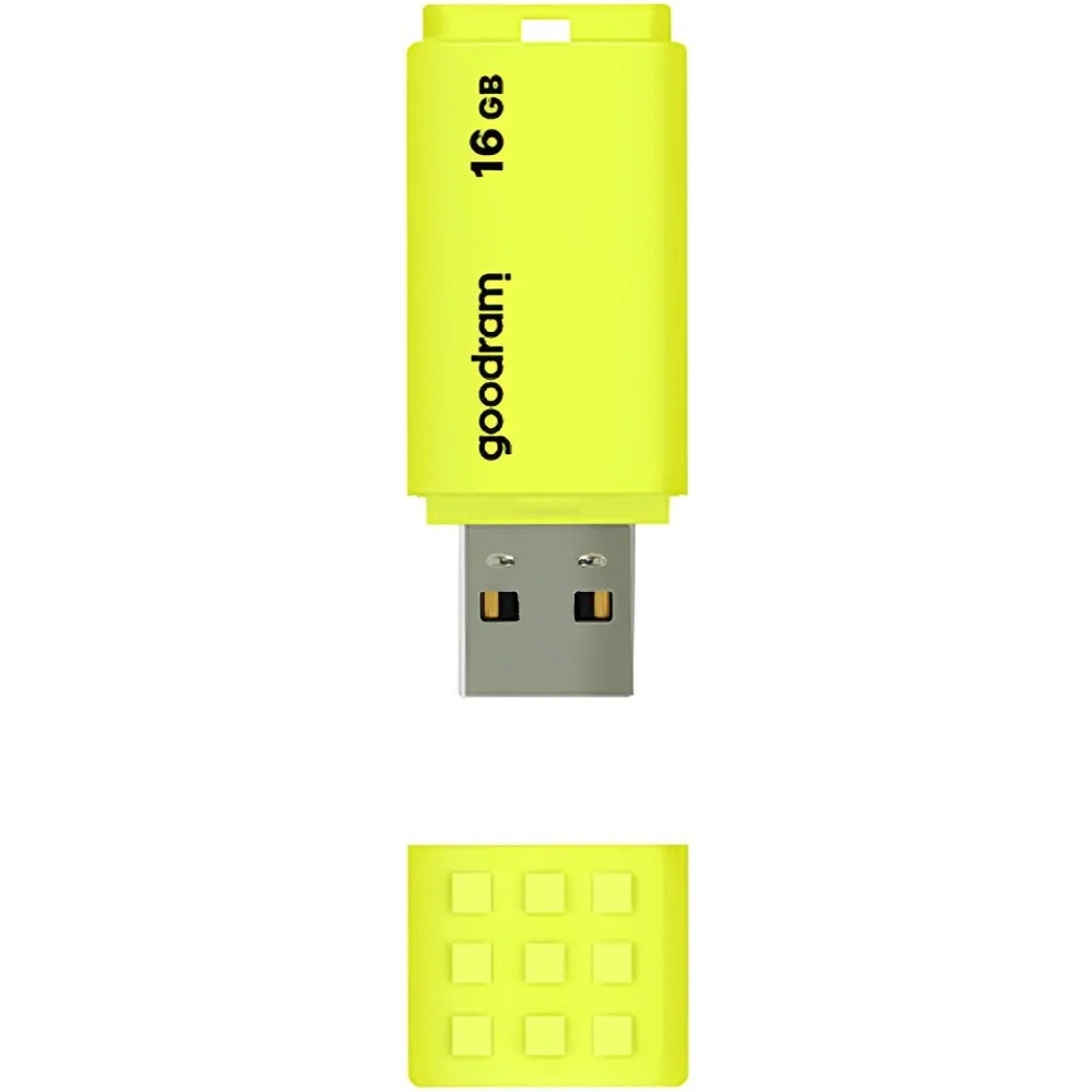 Флеш-накопичувач USB2.0 16GB Goodram UME2 Yellow (UME2-0160Y0R11)