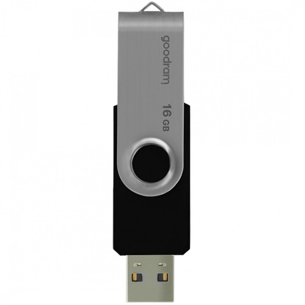 Флеш-накопичувач USB2.0 16GB Goodram UTS2 (Twister) Black (UTS2-0160K0R11)
