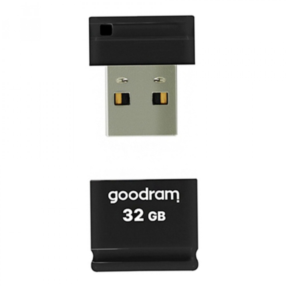 Флеш-накопичувач USB2.0 32GB Goodram UPI2 (Piccolo) Black (UPI2-0320K0R11)