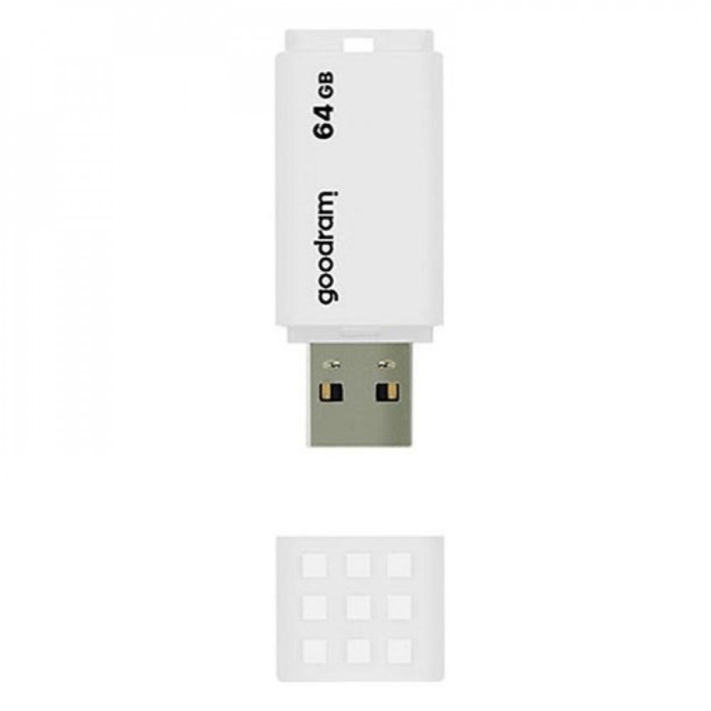Флеш-накопичувач USB2.0 64GB Goodram UME2 White (UME2-0640W0R11)