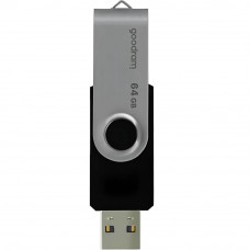 Флеш-накопичувач USB2.0 64GB Goodram UTS2 (Twister) Black (UTS2-0640K0R11)