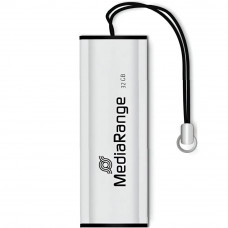 Флеш-накопичувач USB3.0 32GB MediaRange Black/Silver (MR916) Флеш-накопичувач USB3.0 32GB MediaRange Black/Silver (MR916)