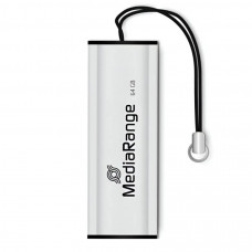 Флеш-накопичувач USB3.0 64GB MediaRange Black/Silver (MR917) Флеш-накопичувач USB3.0 64GB MediaRange Black/Silver (MR917)