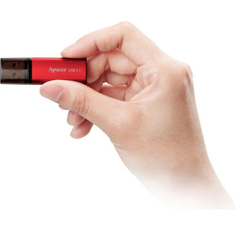 Флеш-накопичувач USB3.1 128GB Apacer AH25B Red (AP128GAH25BR-1)