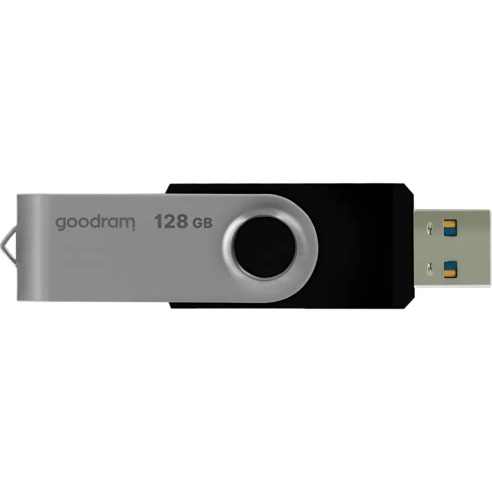Флеш-накопичувач USB3.2 128GB Goodram UTS3 (Twister) Black (UTS3-1280K0R11)
