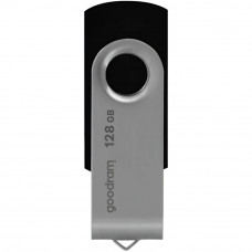 Флеш-накопичувач USB3.2 128GB Goodram UTS3 (Twister) Black (UTS3-1280K0R11) Флеш-накопичувач USB3.2 128GB Goodram UTS3 (Twister) Black (UTS3-1280K0R11)