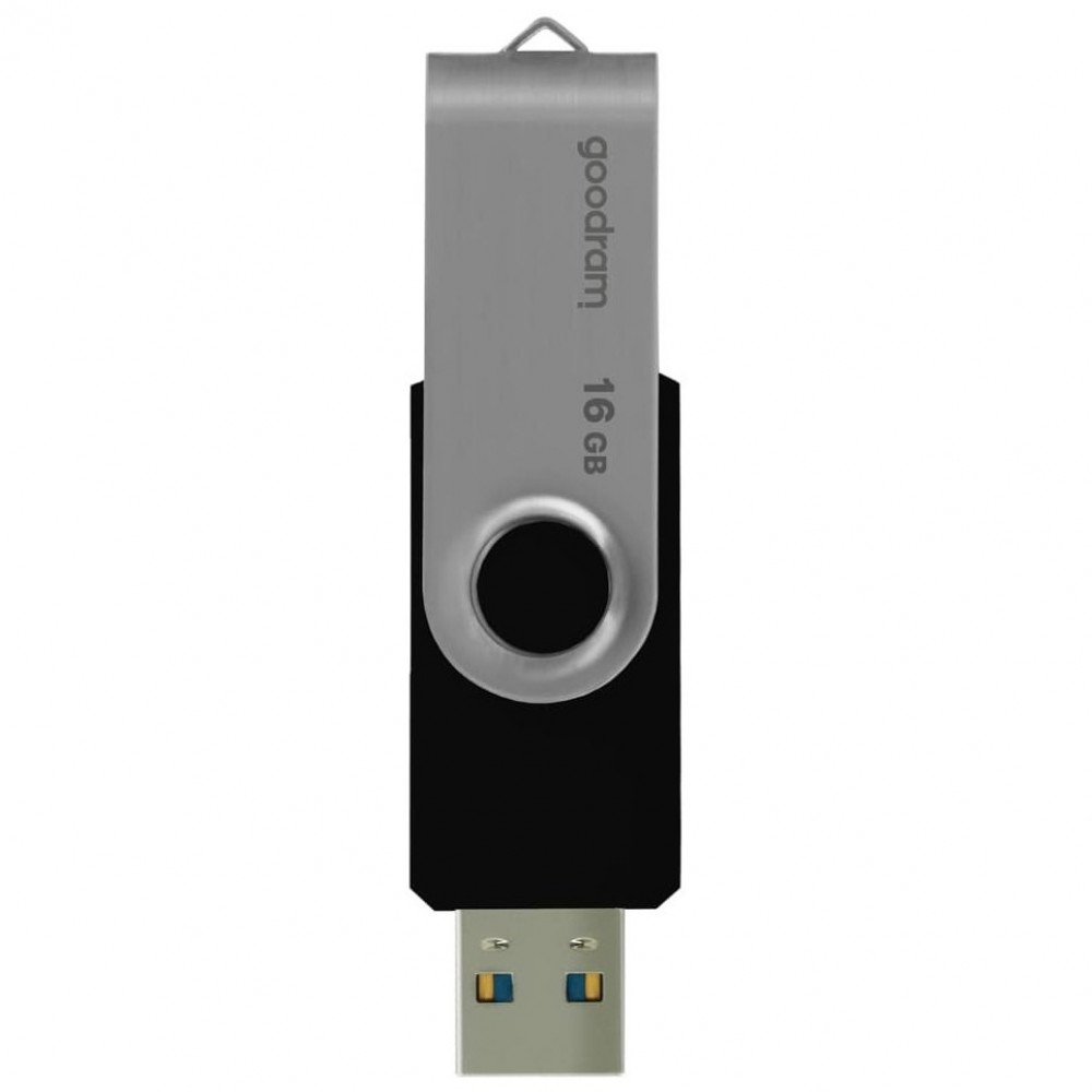 Флеш-накопичувач USB3.2 16GB Goodram UTS3 (Twister) Black (UTS3-0160K0R11)