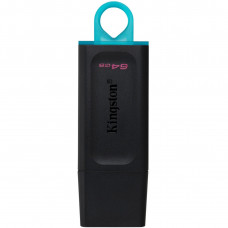 Флеш-накопичувач USB3.2 64GB Kingston DataTraveler Exodia Black/Teal (DTX/64GB)