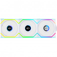 Вентилятор Lian Li Uni Fan SL Wireless LCD 120-3 Reverse White (G99.12RSLLCD1W3W.00)