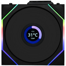 Вентилятор Lian Li Uni Fan TL Wireless LCD 120-1 Reverse Black (G99.12RTLLCD1W1B.00)