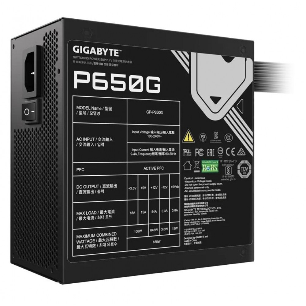 Блок живлення Gigabyte GP-P650G 650W
