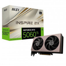 Відеокарта GF RTX 5060 Ti 16GB GDDR7 Inspire 2X OC MSI (GeForce RTX 5060 Ti 16G INSPIRE 2X OC)