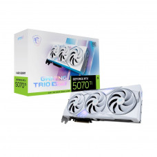 Відеокарта GF RTX 5070 Ti 16GB GDDR7 Gaming Trio OC White MSI (GeForce RTX 5070 Ti 16G GAMING TRIO OC WHITE)