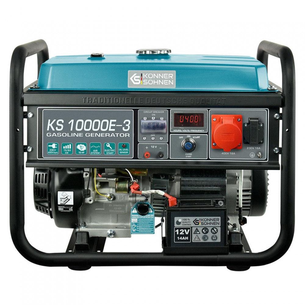 Генератор бензиновий Konner&Sohnen KS 10000E-3
