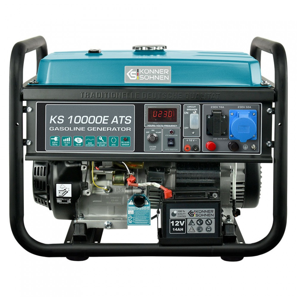 Генератор бензиновий Konner&Sohnen KS 10000E ATS