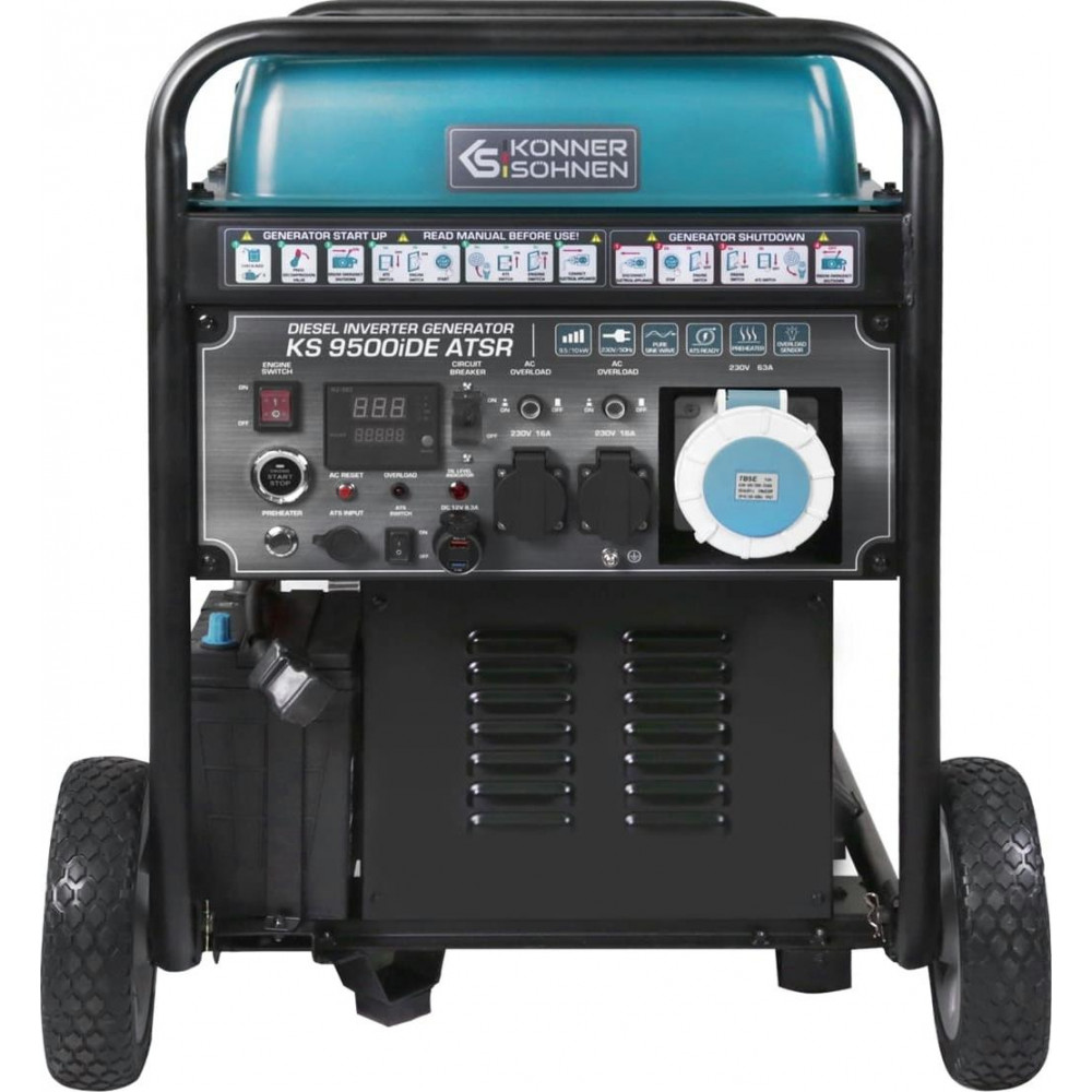 Генератор дизельний інверторний Konner&Sohnen KS 9500iDE ATSR