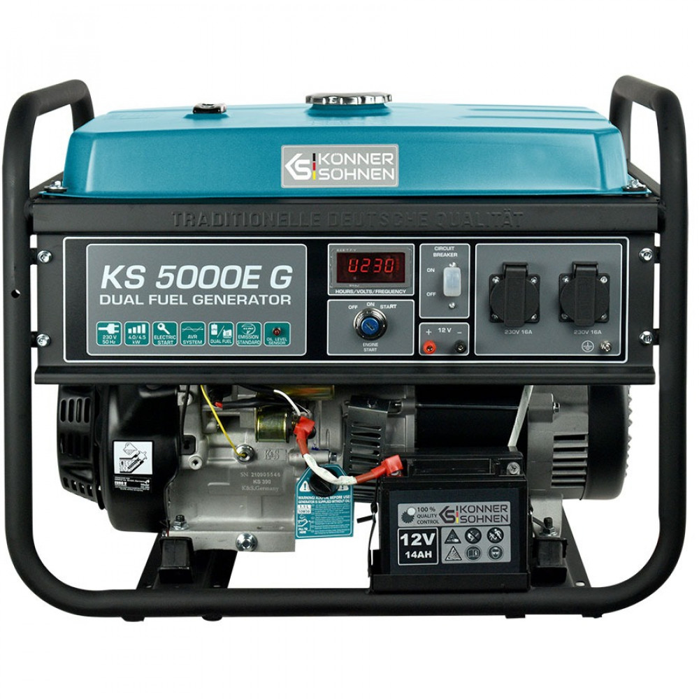 Генератор газобензиновий Konner&Sohnen KS 5000E G