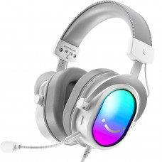 Гарнітура Fifine H16W 7.1 White RGB