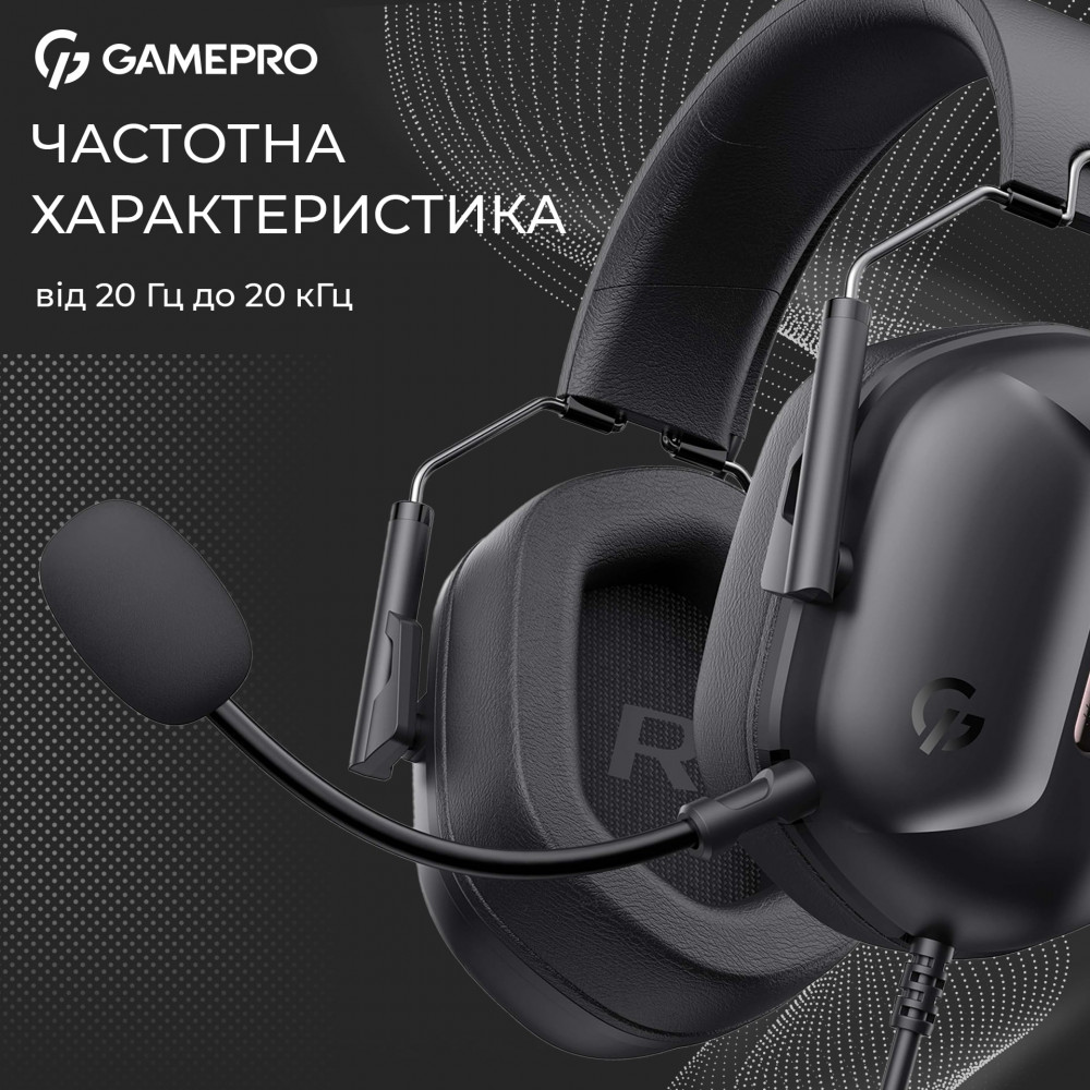 Гарнітура GamePro Genesis Hunter Black (HS1350B)