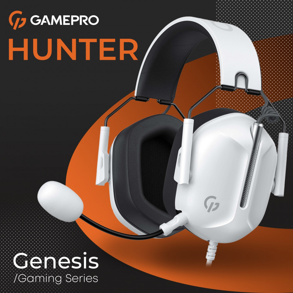 Гарнітура GamePro Genesis Hunter White (HS1350W)