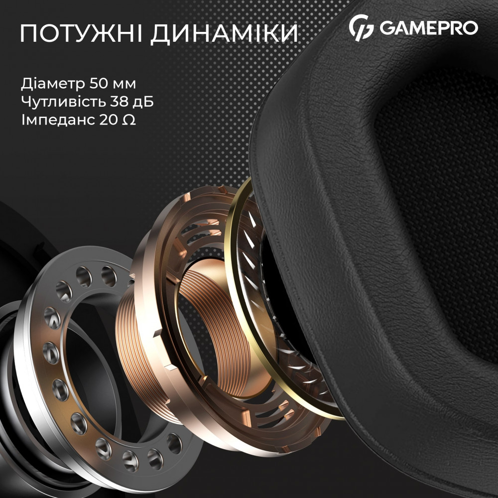 Гарнітура GamePro Genesis Hunter White (HS1350W)