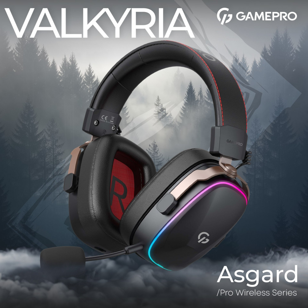 Гарнітура GamePro Asgard Valkyria Black (HSW249B)