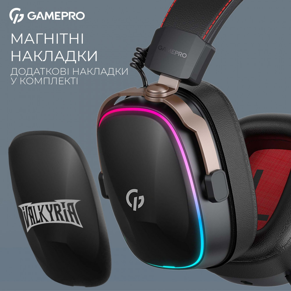Гарнітура GamePro Asgard Valkyria Black (HSW249B)