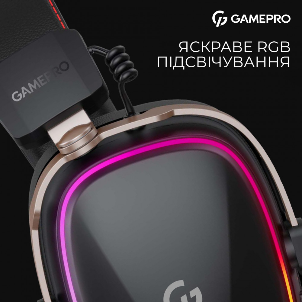 Гарнітура GamePro Asgard Valkyria Black (HSW249B)