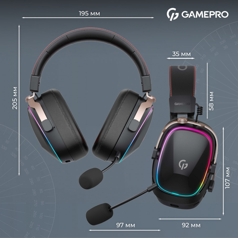 Гарнітура GamePro Asgard Valkyria Black (HSW249B)