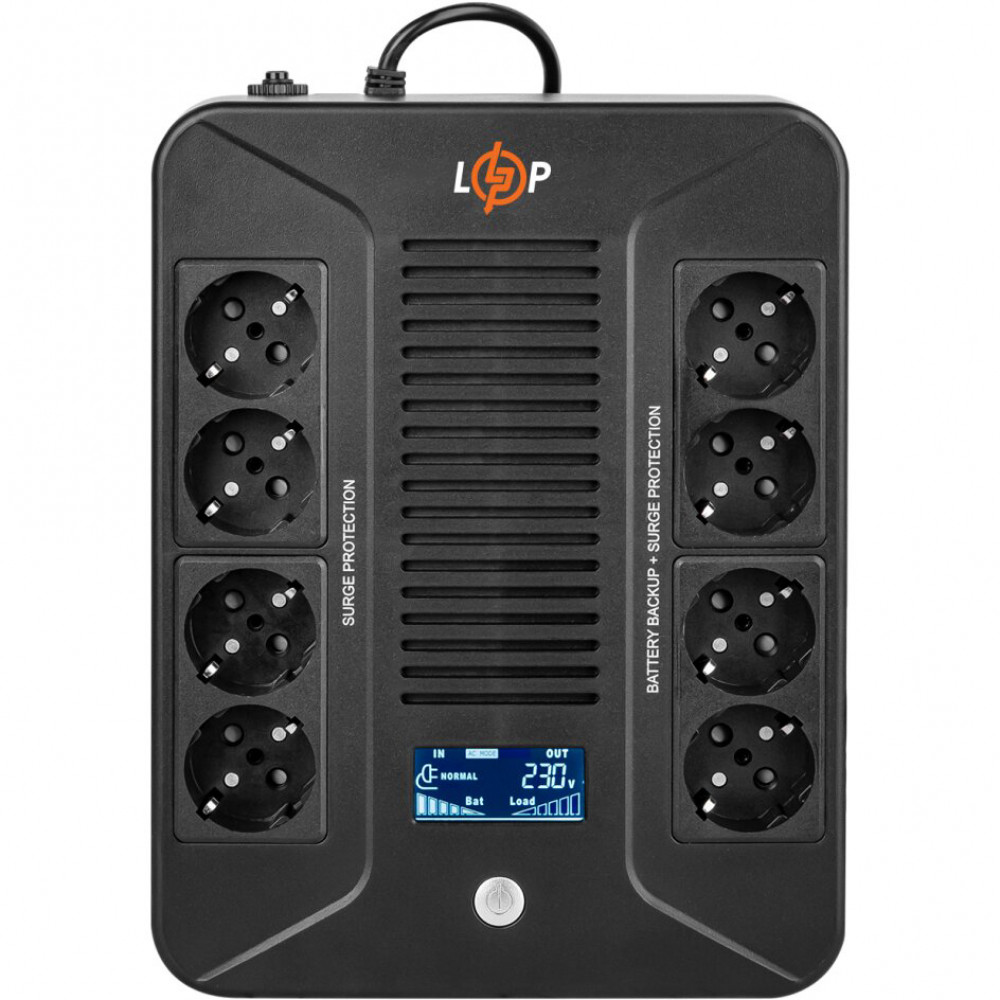 Джерело безперебійного живлення LogicPower LP-UL600VA-8PS