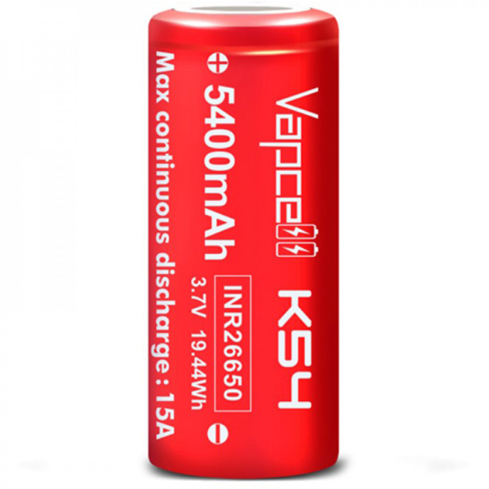 Акумулятор Vapcell 26650 5400mAh 1шт