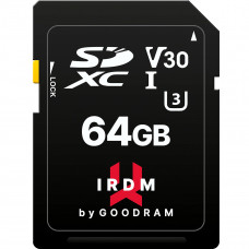 Карта пам`ятi SDXC 64GB UHS-I/U3 Class 10 Goodram IRDM S3A0 R100/W40MB/s (IR-S3A0-0640R12) Карта пам`ятi SDXC 64GB UHS-I/U3 Class 10 Goodram IRDM S3A0 R100/W40MB/s (IR-S3A0-0640R12)