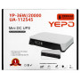 Джерело безперебійного живлення Yepo Mini DC-UPS YP-36W/20000mAh LiFePO4 DC-5V/9V/12V (UA-112545) Джерело безперебійного живлення Yepo Mini DC-UPS YP-36W/20000mAh LiFePO4 DC-5V/9V/12V (UA-112545)