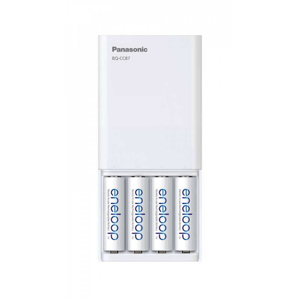 Зарядний пристрій Panasonic Eneloop ready USB in/out з функцією Power Bank + AA 2000 mAh