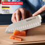 Набір ножів Tefal Ice Force у пластиковій колоді 4 предмети (K2325S75) Набір ножів Tefal Ice Force у пластиковій колоді 4 предмети (K2325S75)