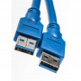 Кабель PowerPlant (KD00AS1228) USB3.0(AM)-USB3.0(AM), 1.5м, синій Кабель PowerPlant (KD00AS1228) USB3.0(AM)-USB3.0(AM), 1.5м, синій