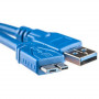 Кабель PowerPlant (KD00AS1230) USB3.0(AM)-MicroUSB3.0(BM), 0.5м, Blue Кабель PowerPlant (KD00AS1230) USB3.0(AM)-MicroUSB3.0(BM), 0.5м, Blue