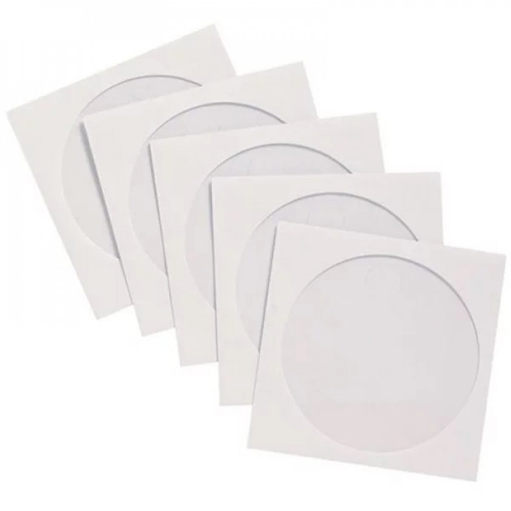 Конверт паперовий для диску з віконцем 100шт/уп (KOPZ100)