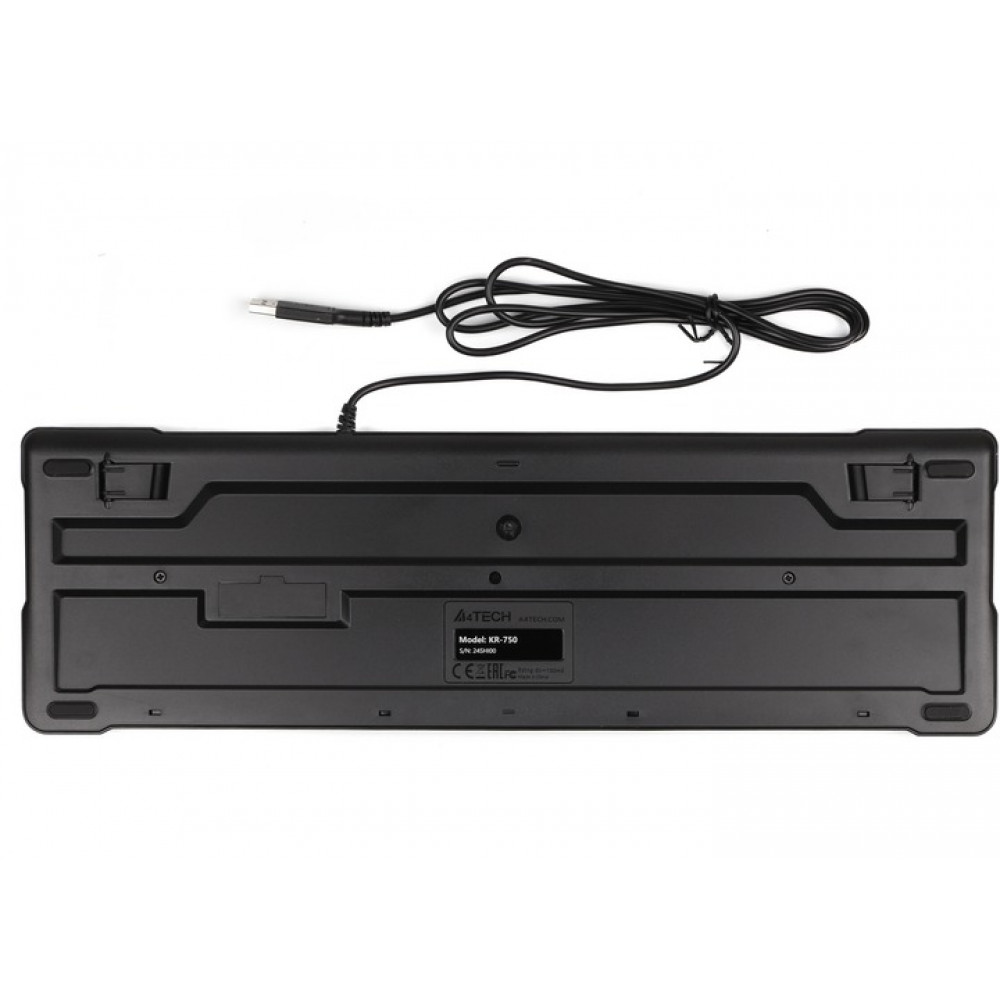 Клавіатура A4Tech KR-750 Ukr Black
