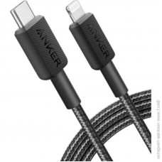 Кабель Anker 322 USB-C to Lightning 1.8 м, Black (7030799)