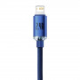 Кабель Baseus Crystal Shine USB - Lightning (M/M), 2.4A, 2 м Blue (CAJY000103)