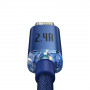 Кабель Baseus Crystal Shine USB - Lightning (M/M), 2.4A, 2 м Blue (CAJY000103)
