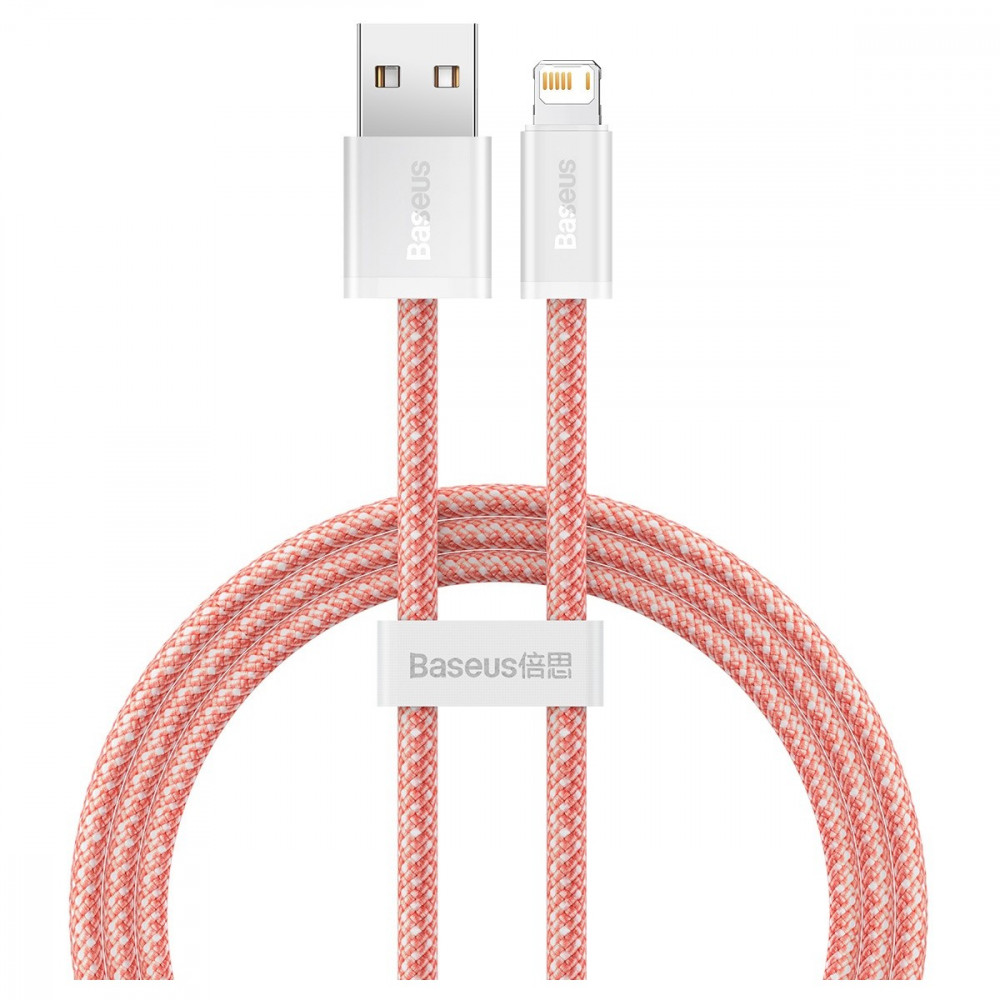 Кабель Baseus Dynamic USB - Lightning (M/M), 2.4A, 1 м Orange (CALD000407)