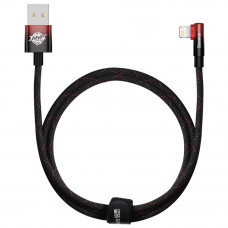 Кабель Baseus MVP 2 USB - Lightning (M/M), 2.4A, 1 м Black/Red (CAVP000020)