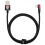 Кабель Baseus MVP 2 USB - Lightning (M/M), 2.4A, 1 м Black/Red (CAVP000020)