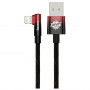 Кабель Baseus MVP 2 USB - Lightning (M/M), 2.4A, 1 м Black/Red (CAVP000020)