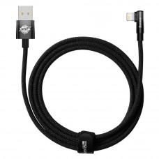 Кабель Baseus MVP 2 USB - Lightning (M/M), 2.4A, 2 м Black (CAVP000101)