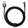 Кабель Baseus MVP 2 USB - Lightning (M/M), 2.4A, 2 м Black (CAVP000101)